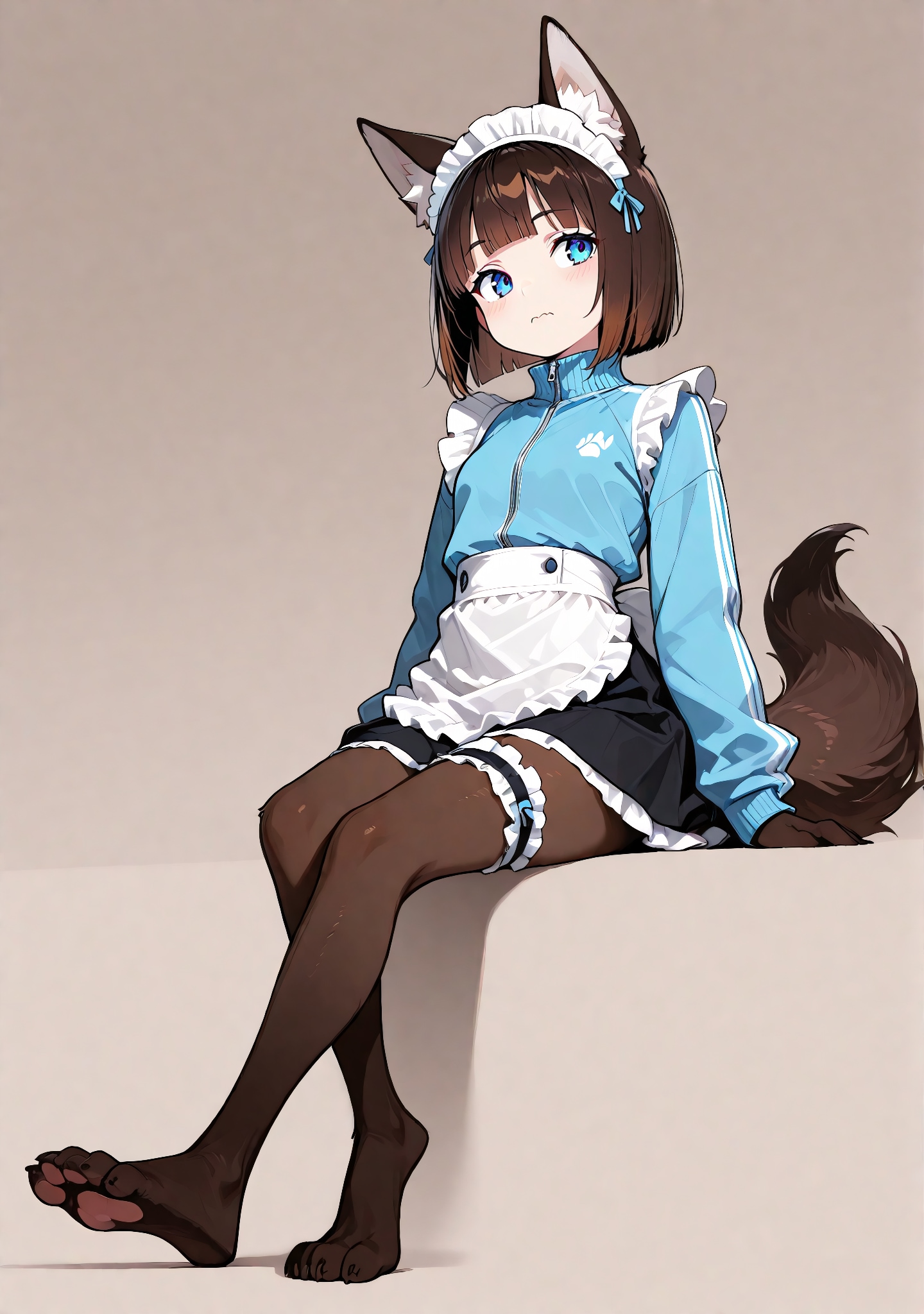 メイド服のつばき | の人気AIイラスト・グラビア