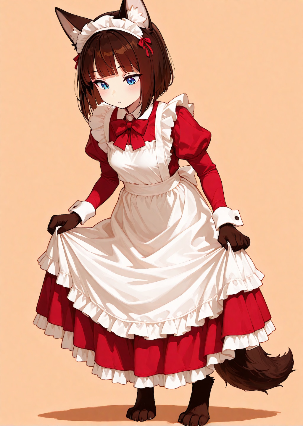 メイド服のつばき