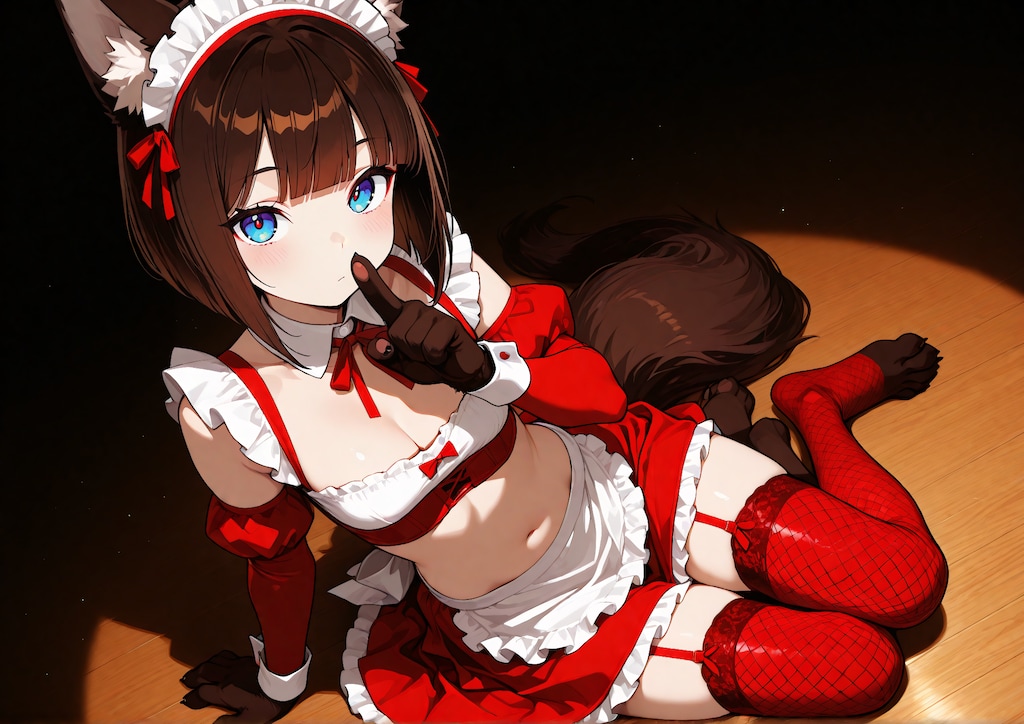 メイド服のつばき