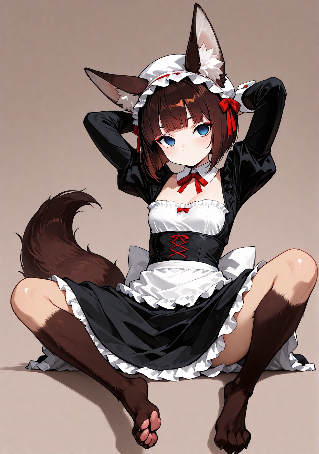 メイド服のつばき