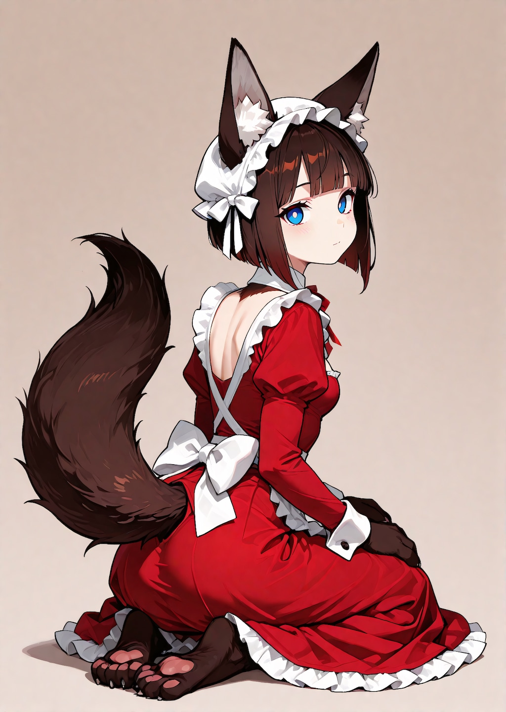 メイド服のつばき