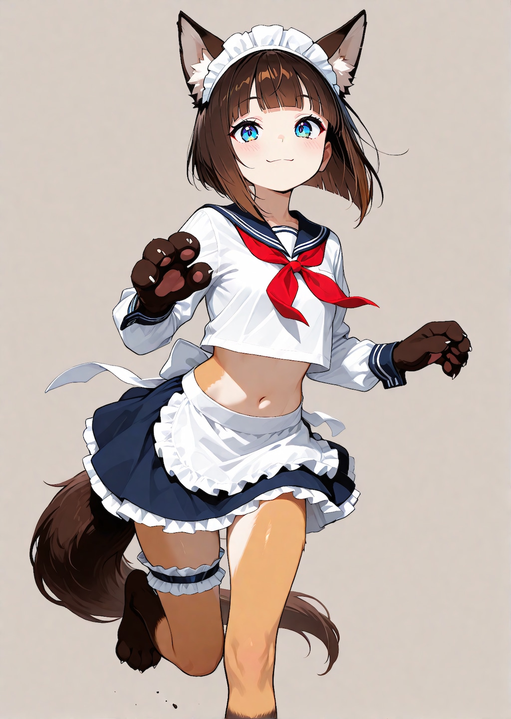 メイド服のつばき