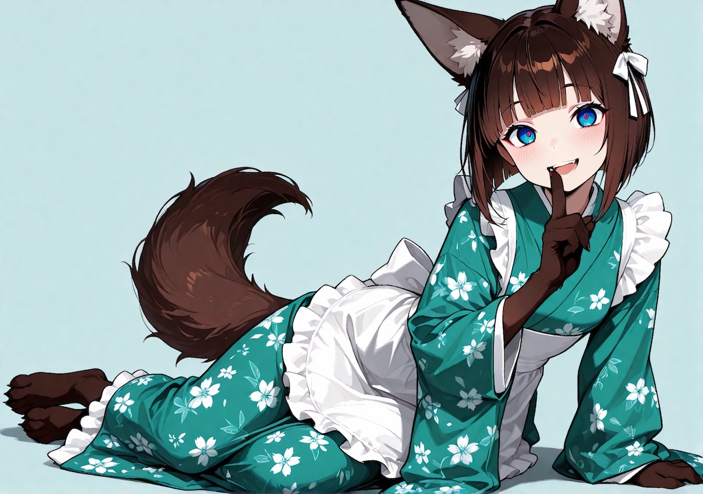 メイド服のつばき