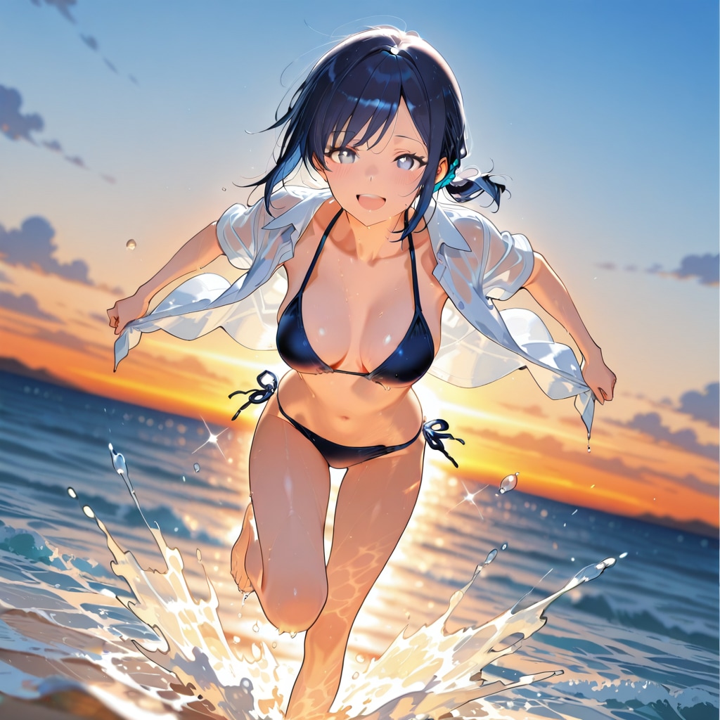 ビーチを駆ける七瀬　65