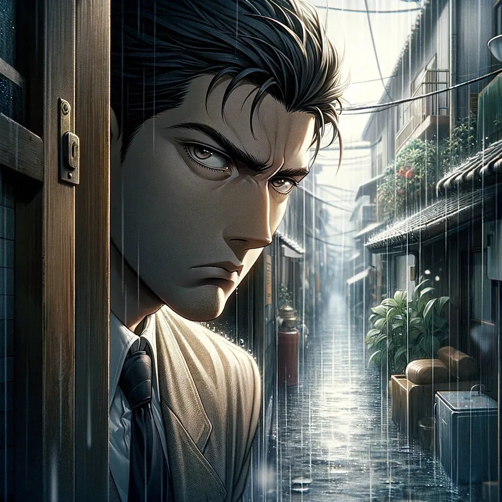 どう見ても張り込み刑事なストーカー