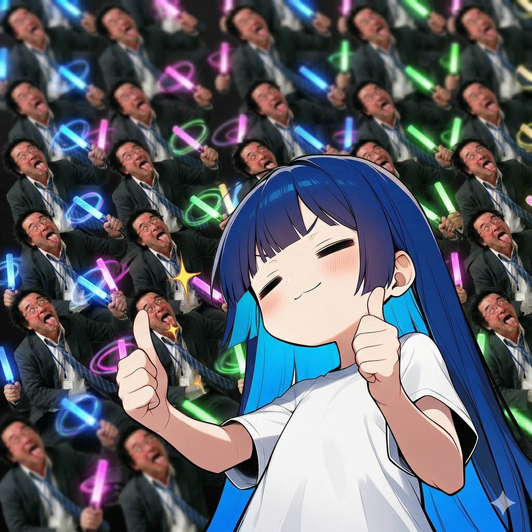 [がぞうどうぞ]推しのライブで遭遇 | の人気AIイラスト・グラビア