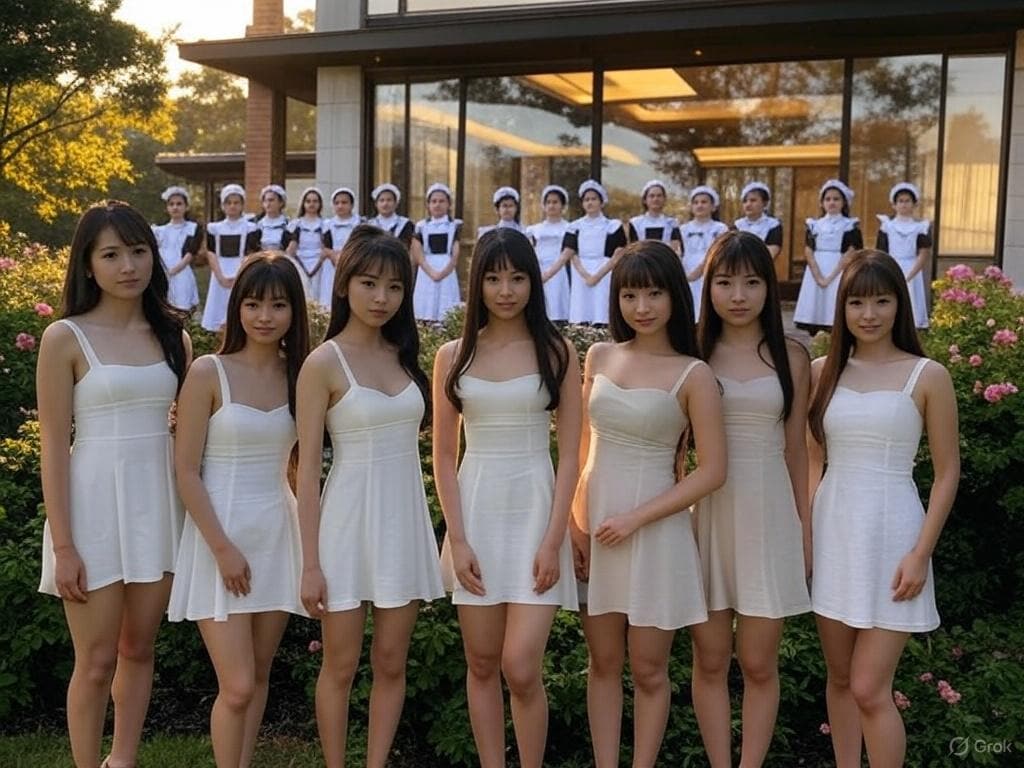 一夫多妻婚　大邸宅３