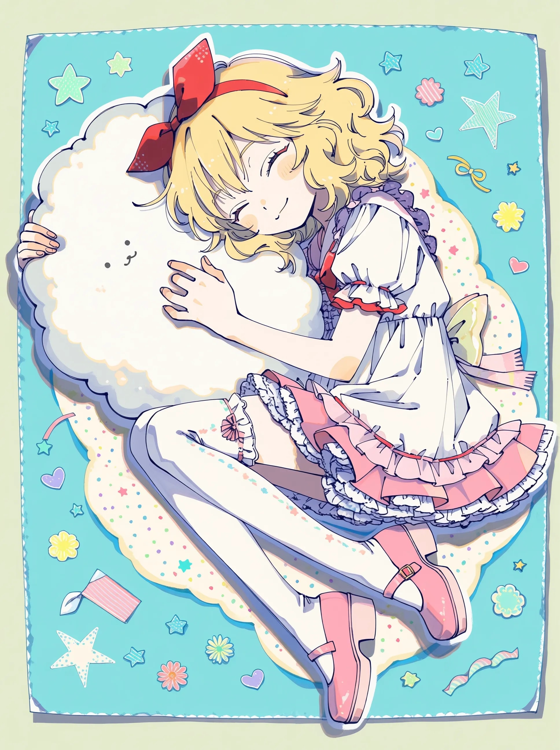 ふわふわを抱きしめて。 | の人気AIイラスト・グラビア