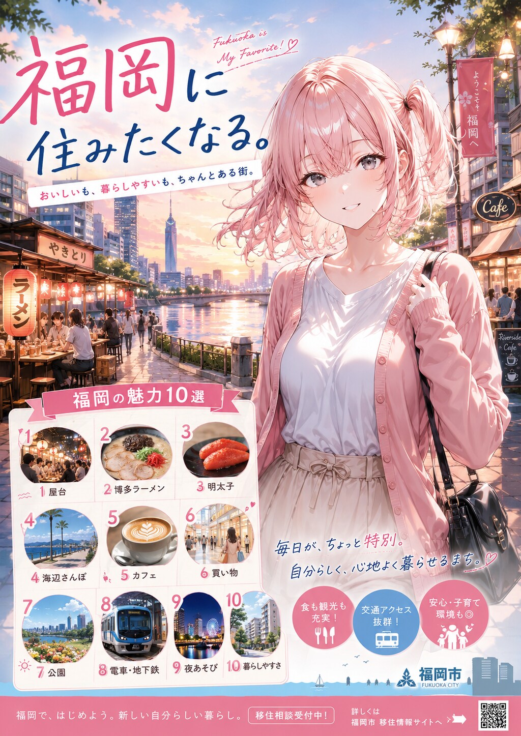 桃花、この街にすみたい