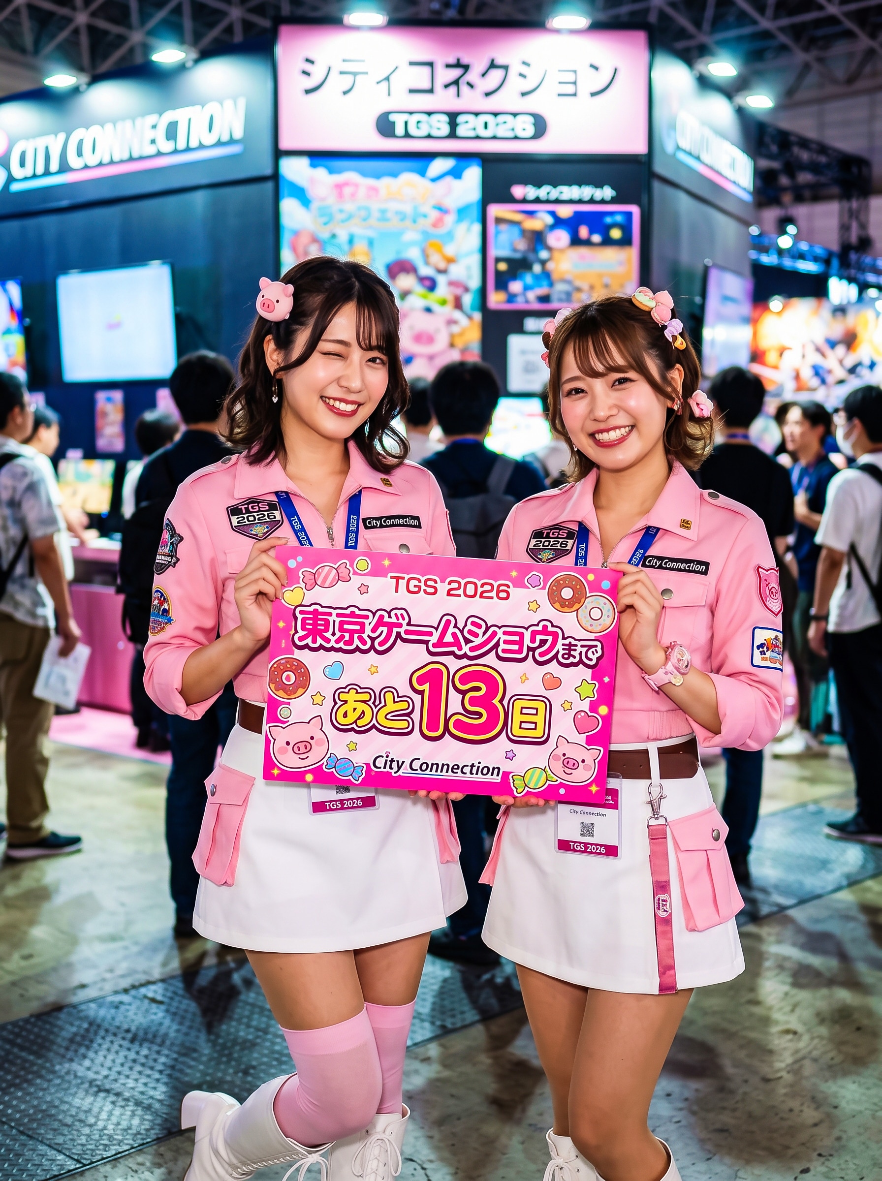 TGSまで13日 シティコネクション むちむちポーク！等編 | の人気AIイラスト・グラビア