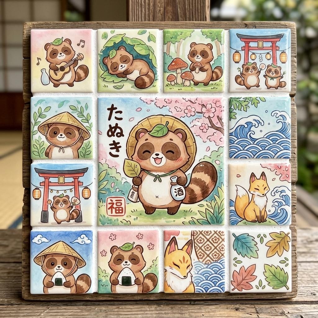 [せりふいれたよ]たぬき