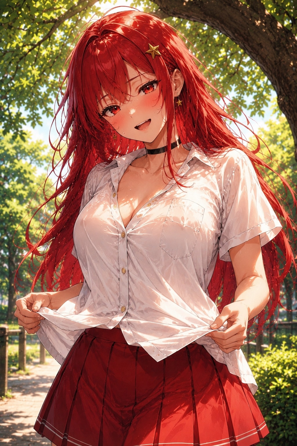 夏は暑いよ🪭💦