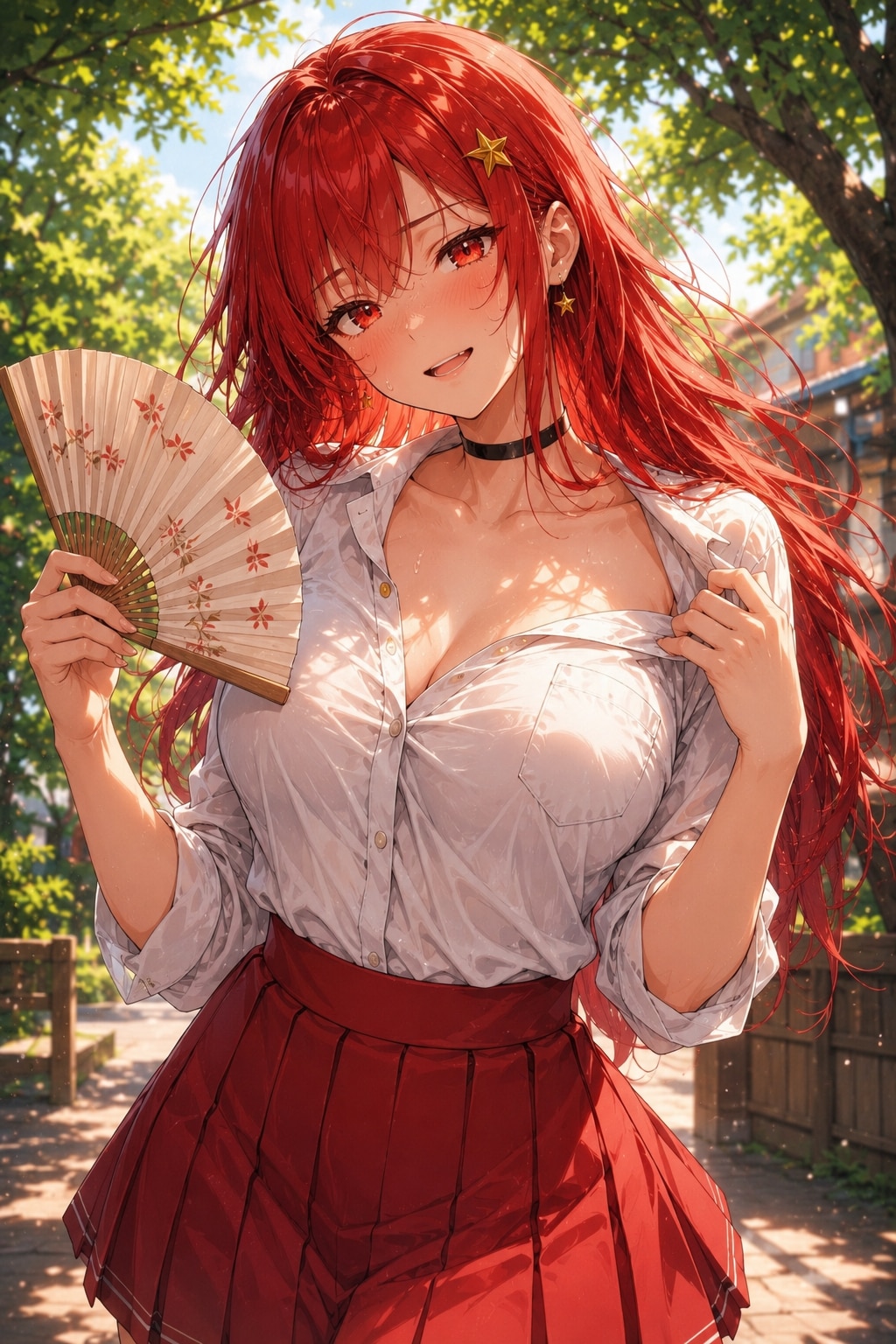 夏は暑いよ🪭💦