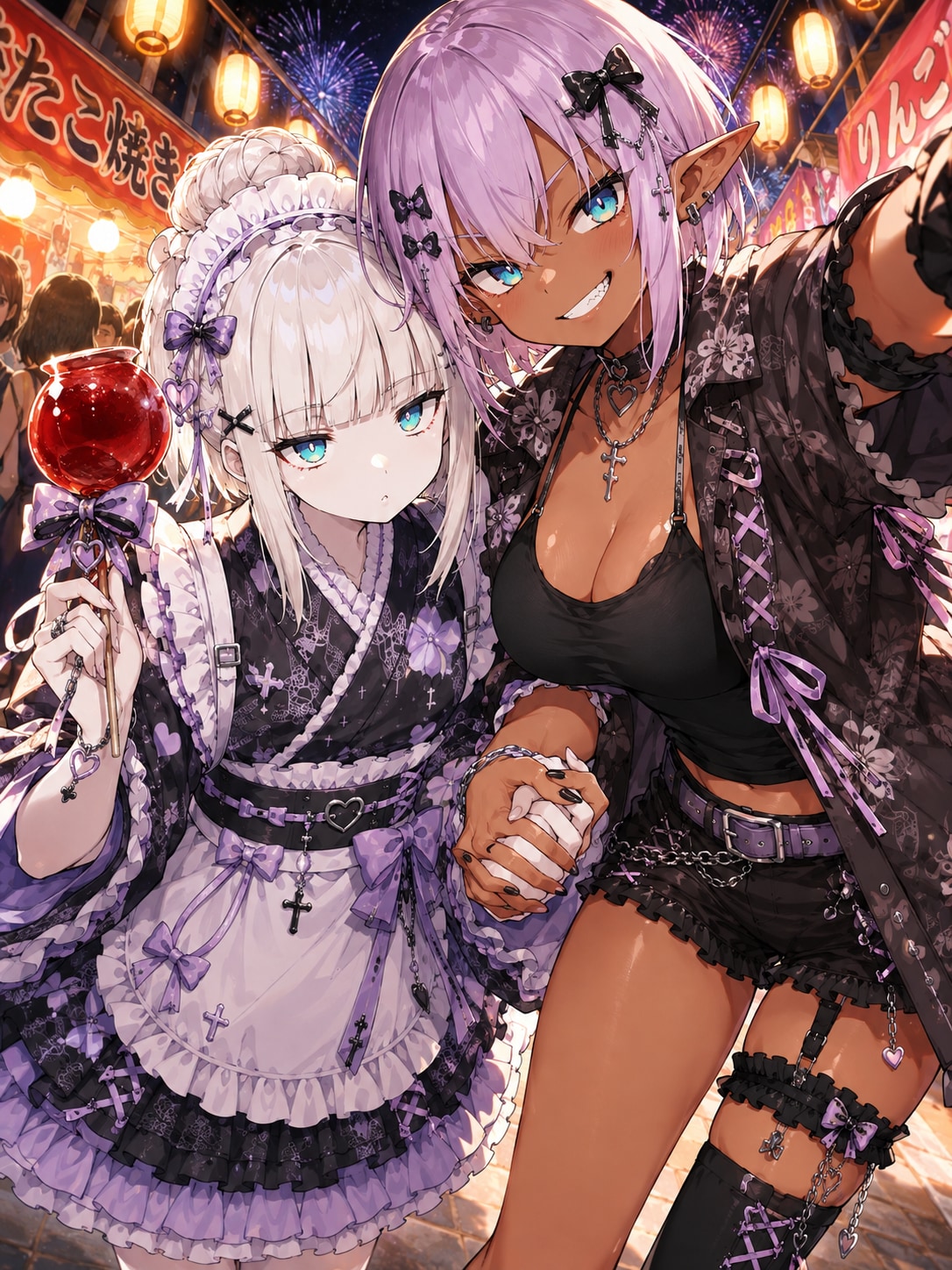 夏祭り和ゴスモード -Summer festival fashion-