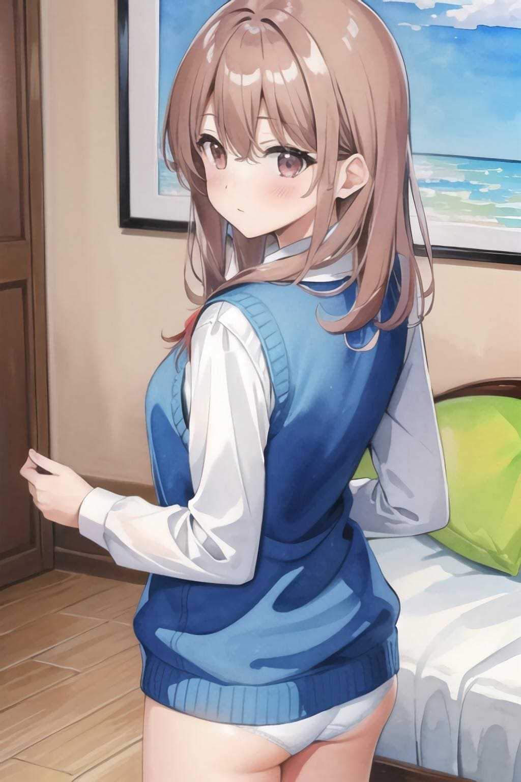 着替え中