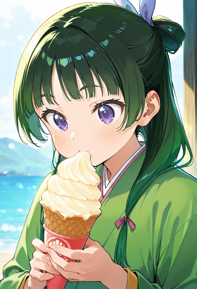 ソフトクリーム（猫猫）