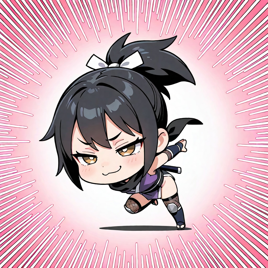 忍務完了のポーズ！