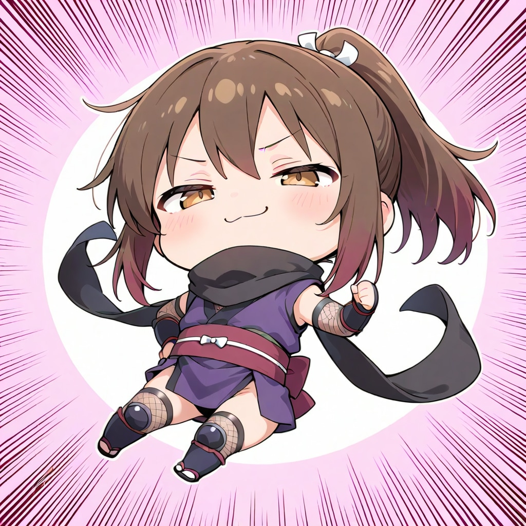 忍務完了のポーズ！