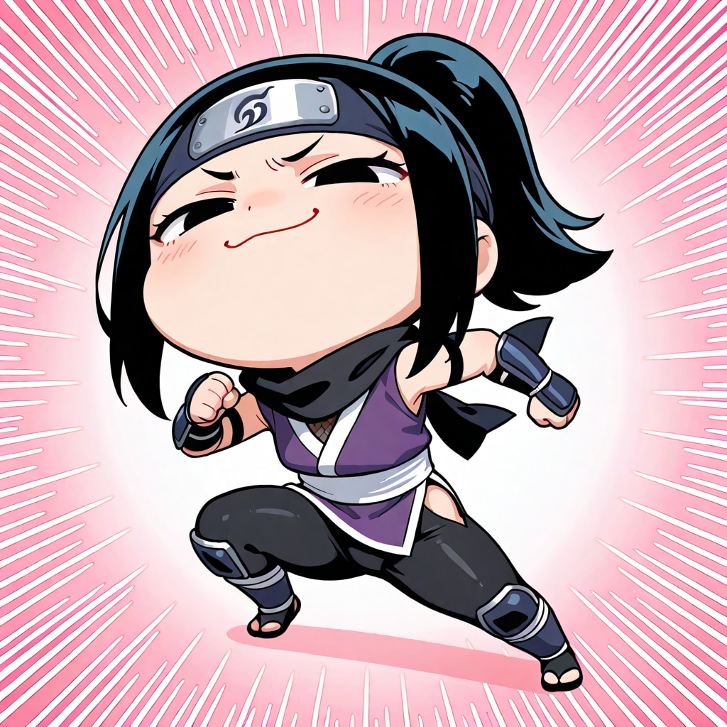 忍務完了のポーズ！