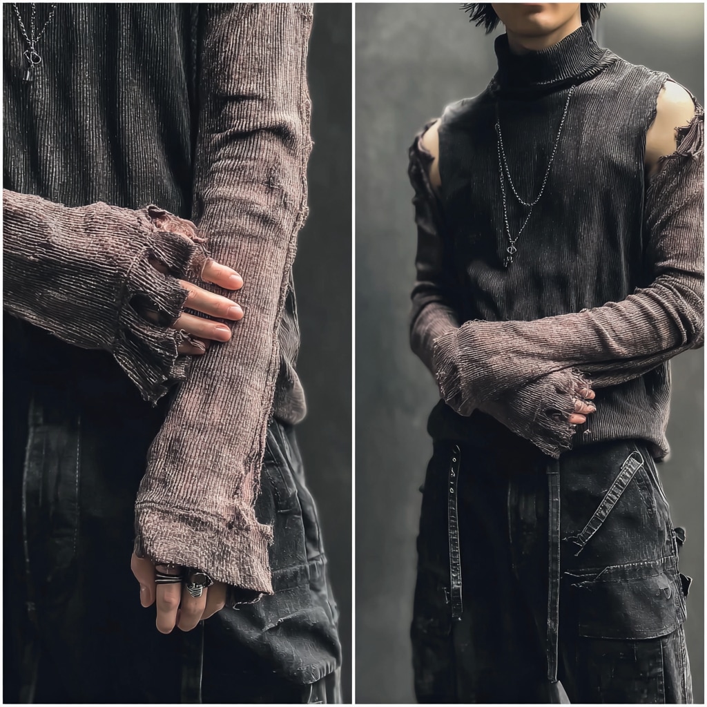 萌え袖ファッションチェック