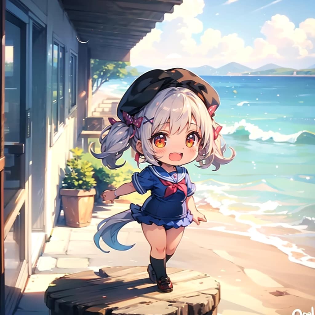 水着だよ-、制服っぽいヤツ-♪。