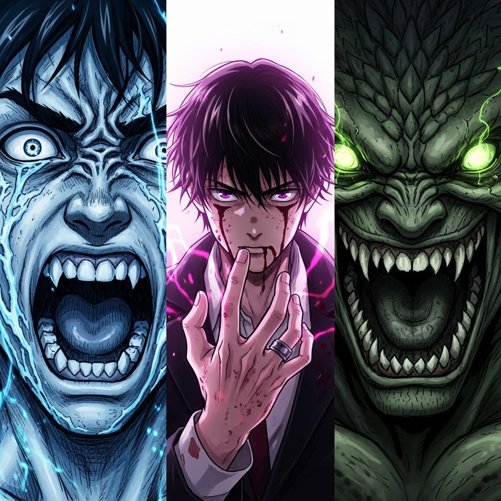 領域展開コマ割り　geminiは大体成功 | の人気AIイラスト・グラビア