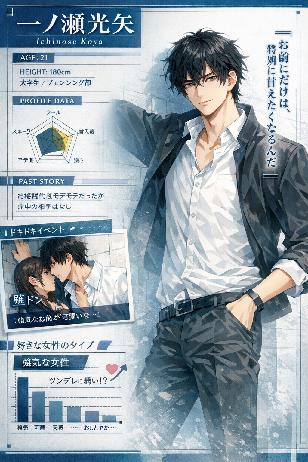 架空大学生・一ノ瀬光矢 | の人気AIイラスト・グラビア