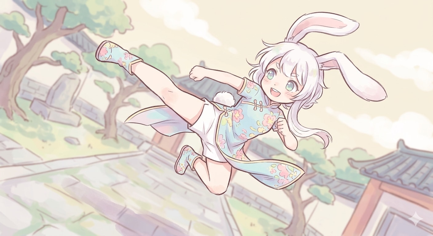 ケモミミカンフー59 | の人気AIイラスト・グラビア