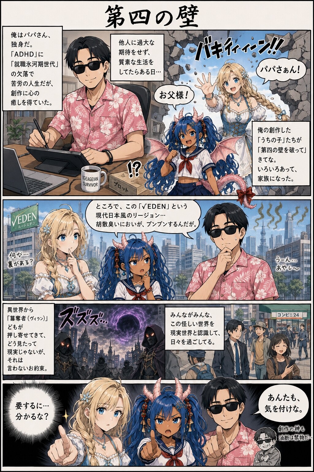 第四の壁 | の人気AIイラスト・グラビア