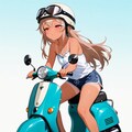 スクーター🛵💨✕まこと🍖💨 4枚目