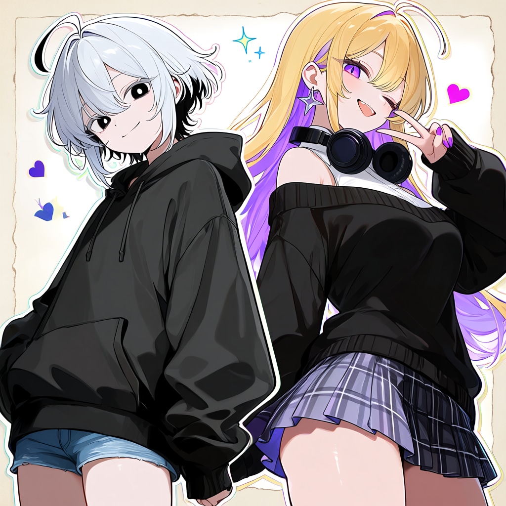 白黒ファミリー ver.2