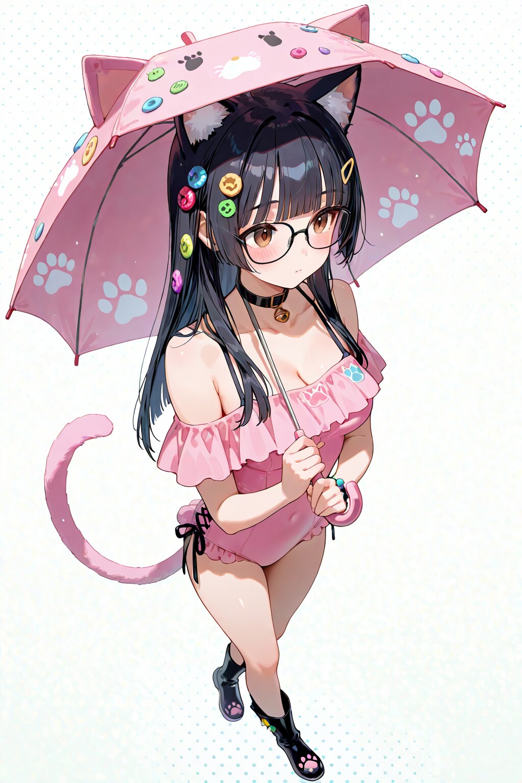 雨を楽しむアンブレラ③