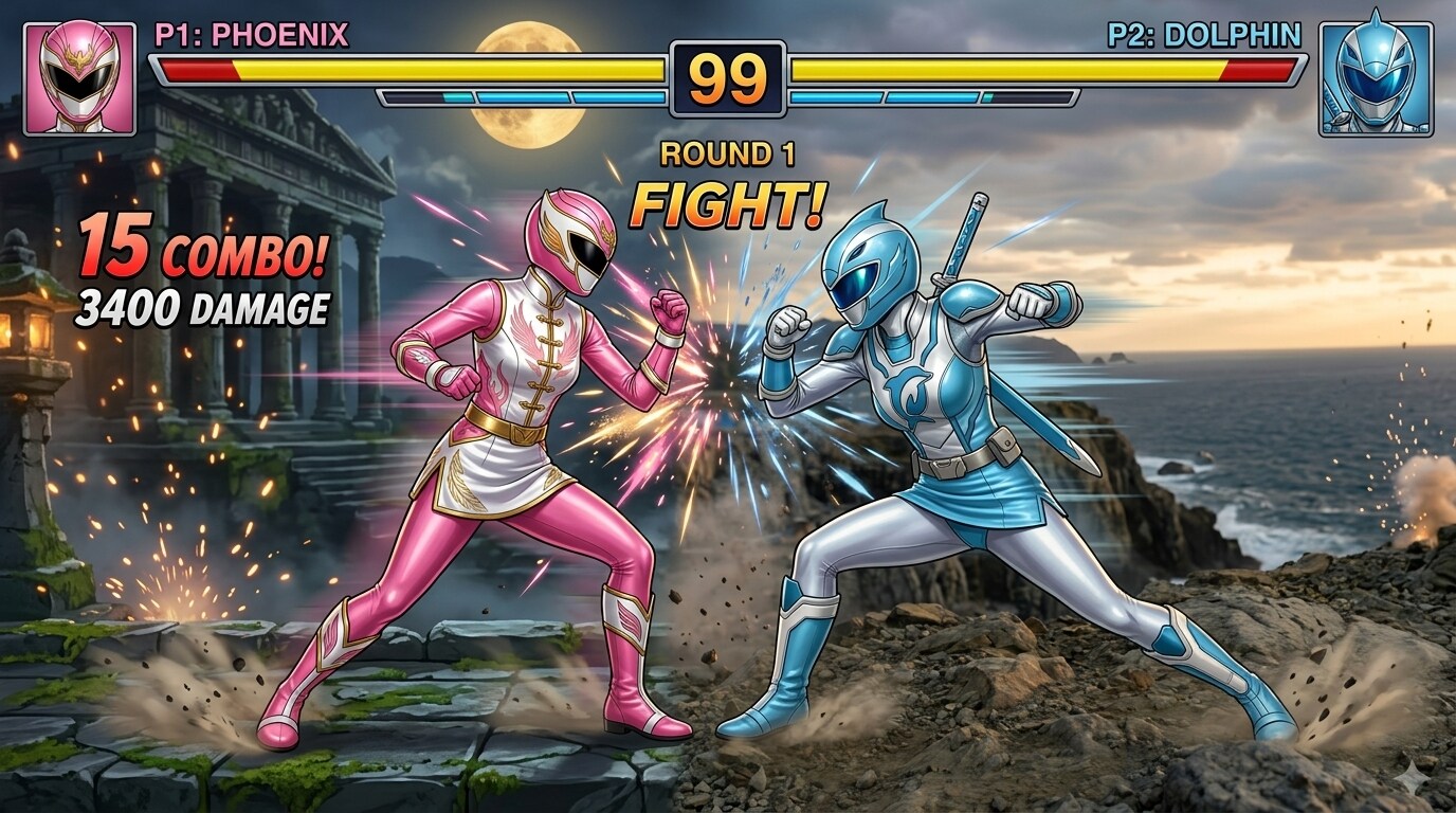 戦隊ヒロイン格闘ゲーム
