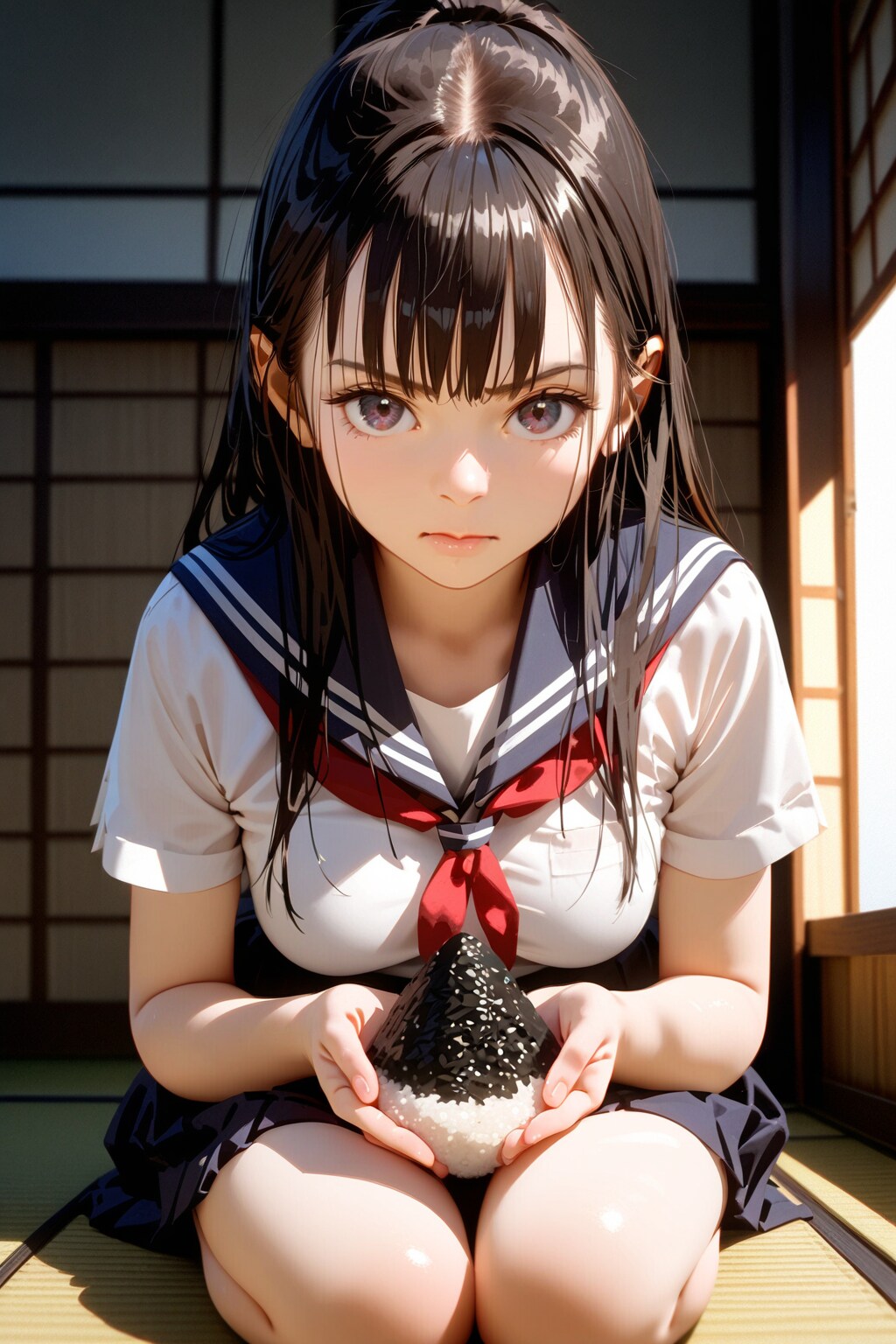 孫の躾♪昼餉２ | の人気AIイラスト・グラビア