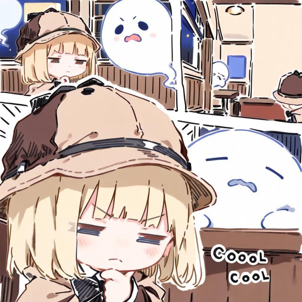 ( -ω-)事件のカギはおピッツァにあるハズや…🍕👻