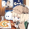 ( -ω-)事件のカギはおピッツァにあるハズや…🍕👻 4枚目