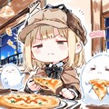 ( -ω-)事件のカギはおピッツァにあるハズや…🍕👻 8枚目