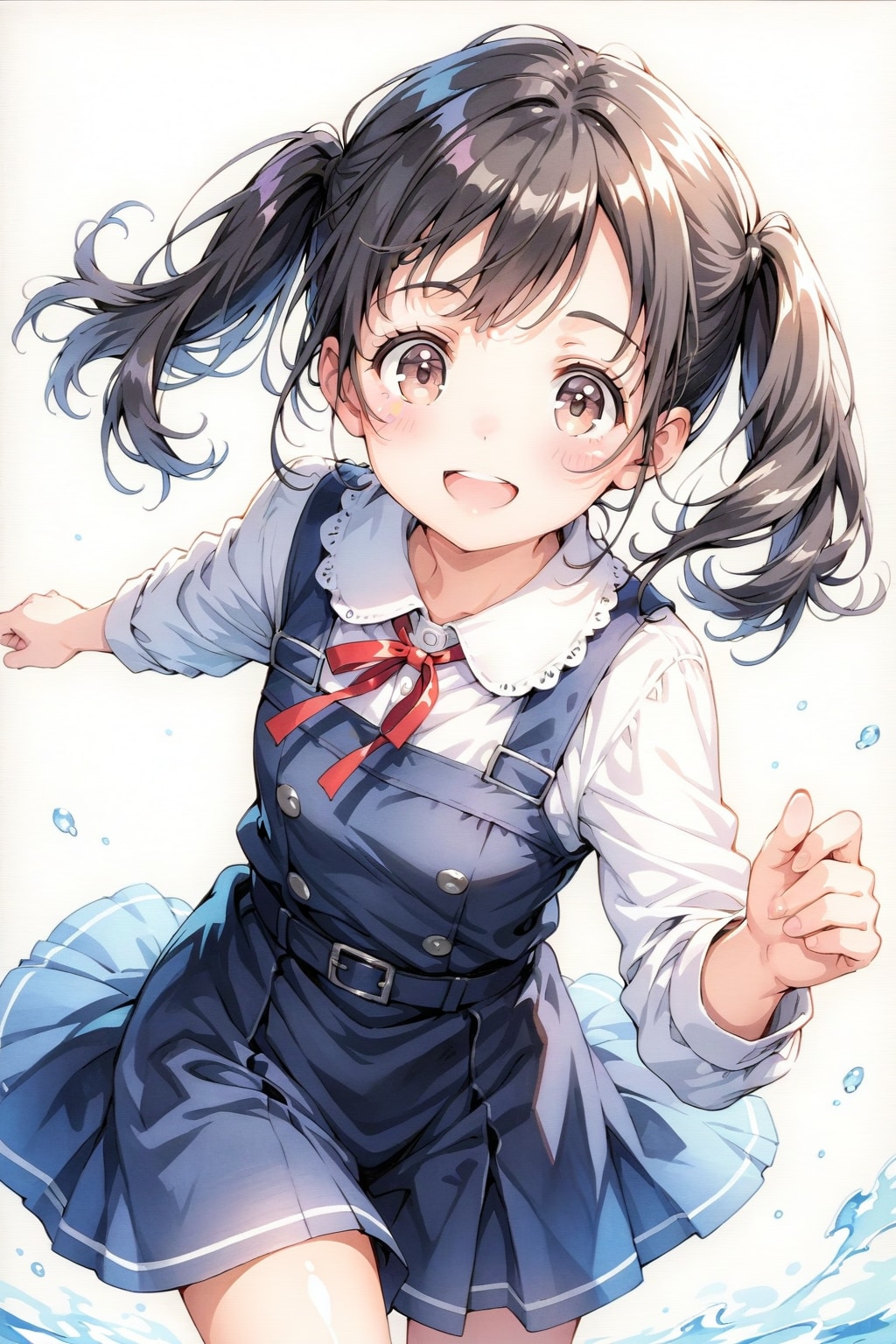 走る少女