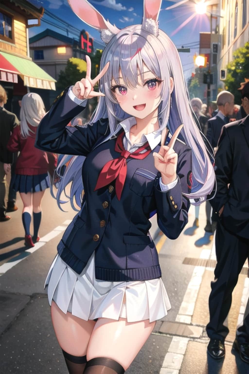 イェーイ✌️学校終わって帰るので～す💕