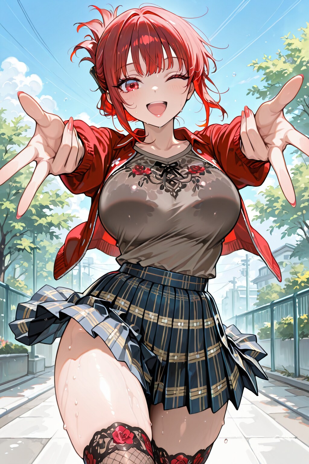 赤毛ちゃん　私服姿 | の人気AIイラスト・グラビア