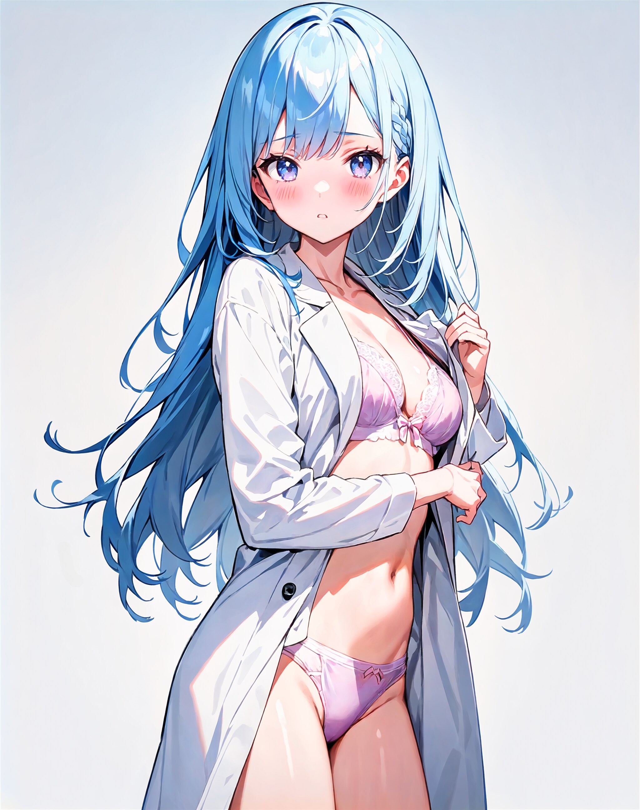 白衣と下着