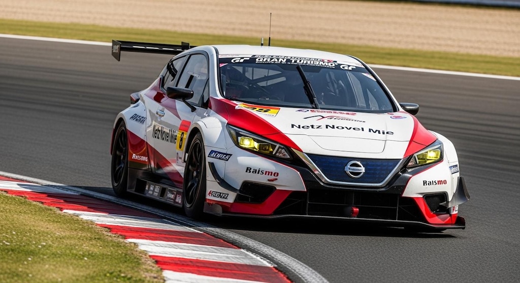 リーフレーシングカー