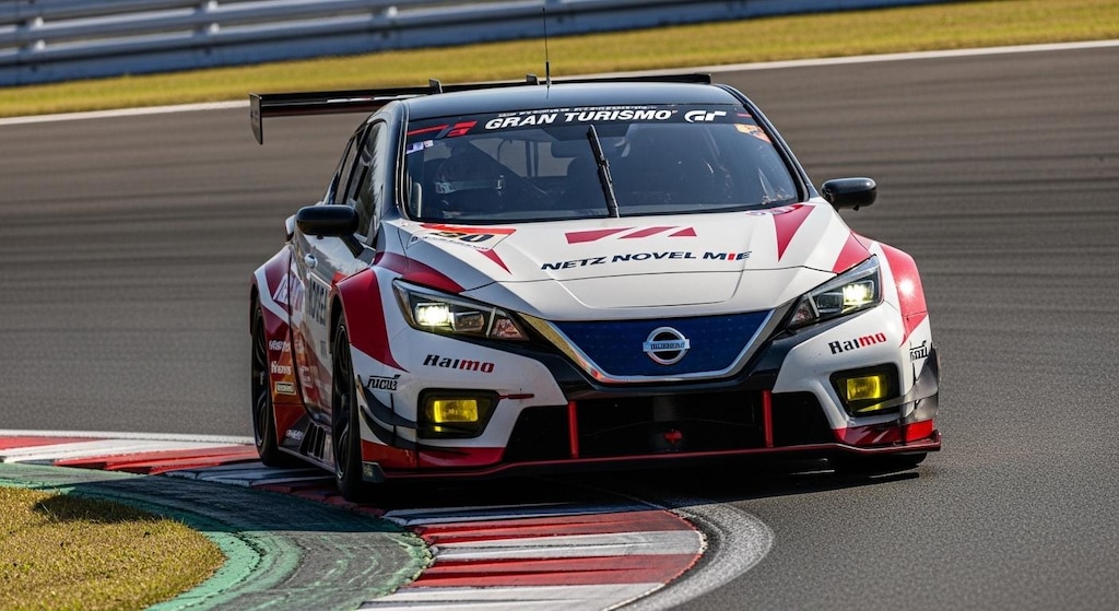 リーフレーシングカー