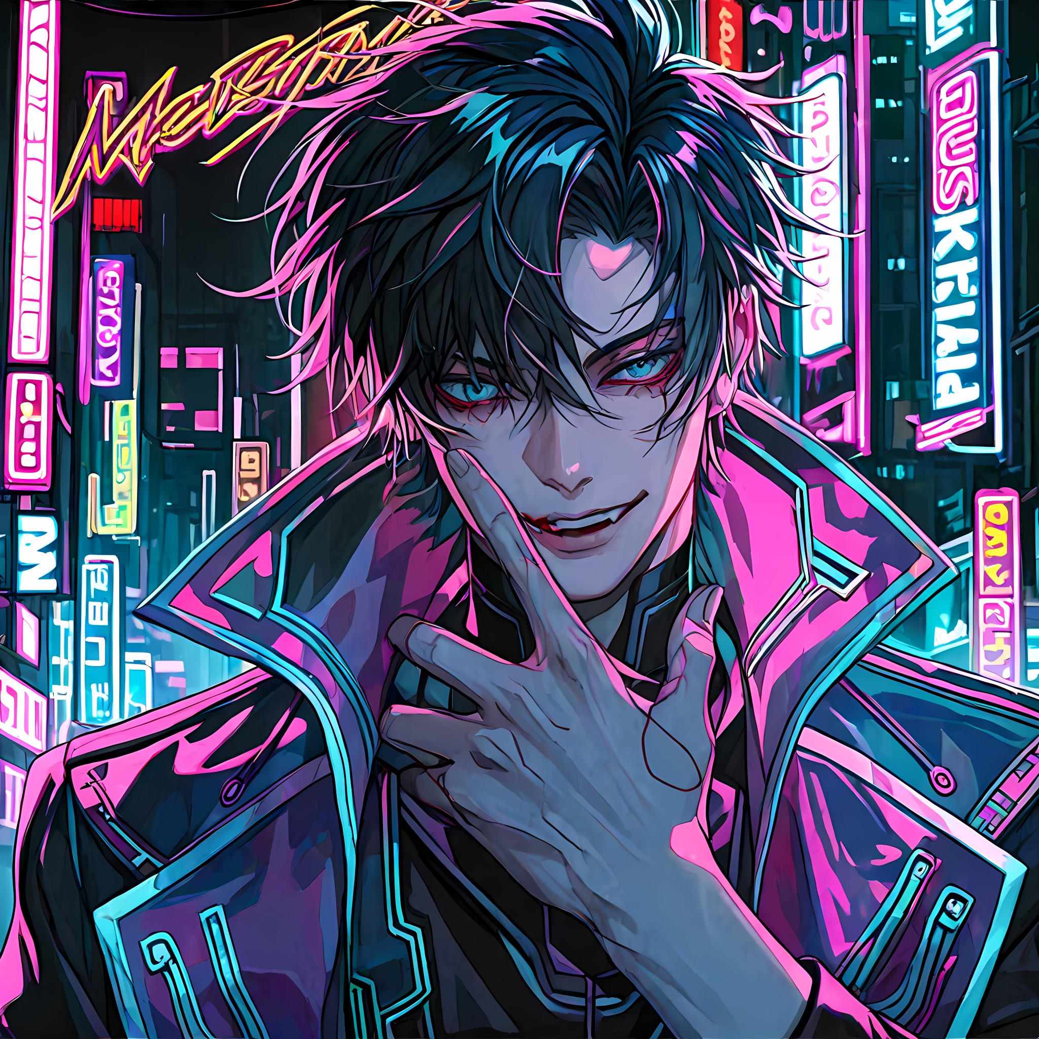 Neon Vampire | の人気AIイラスト・グラビア