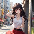 街の少女 2枚目