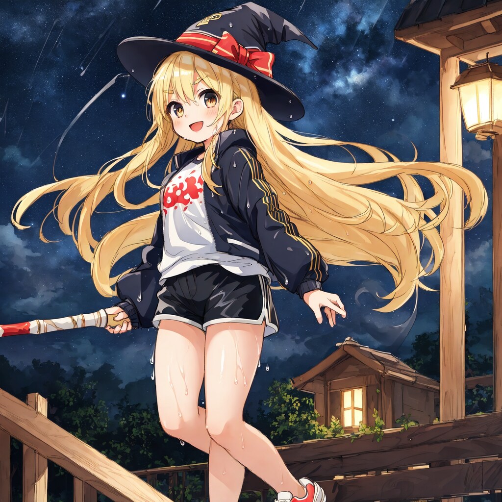金髪魔女っ娘の休み