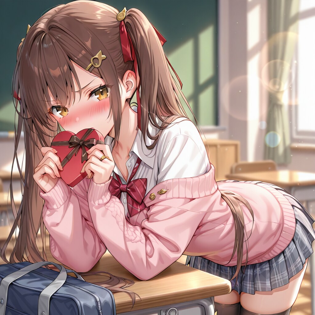 チョコ余っちゃったから…