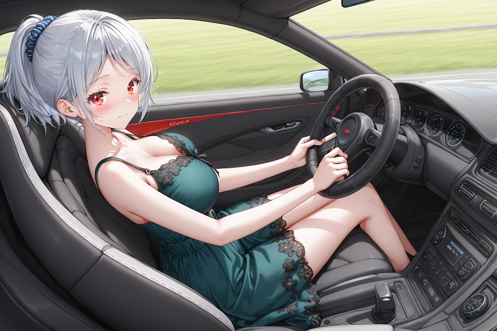 スポーツカーにのります