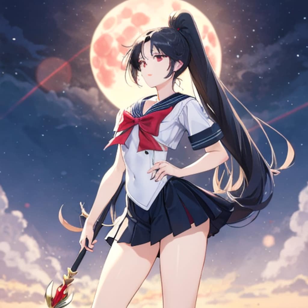 きりりとしたセーラープルート