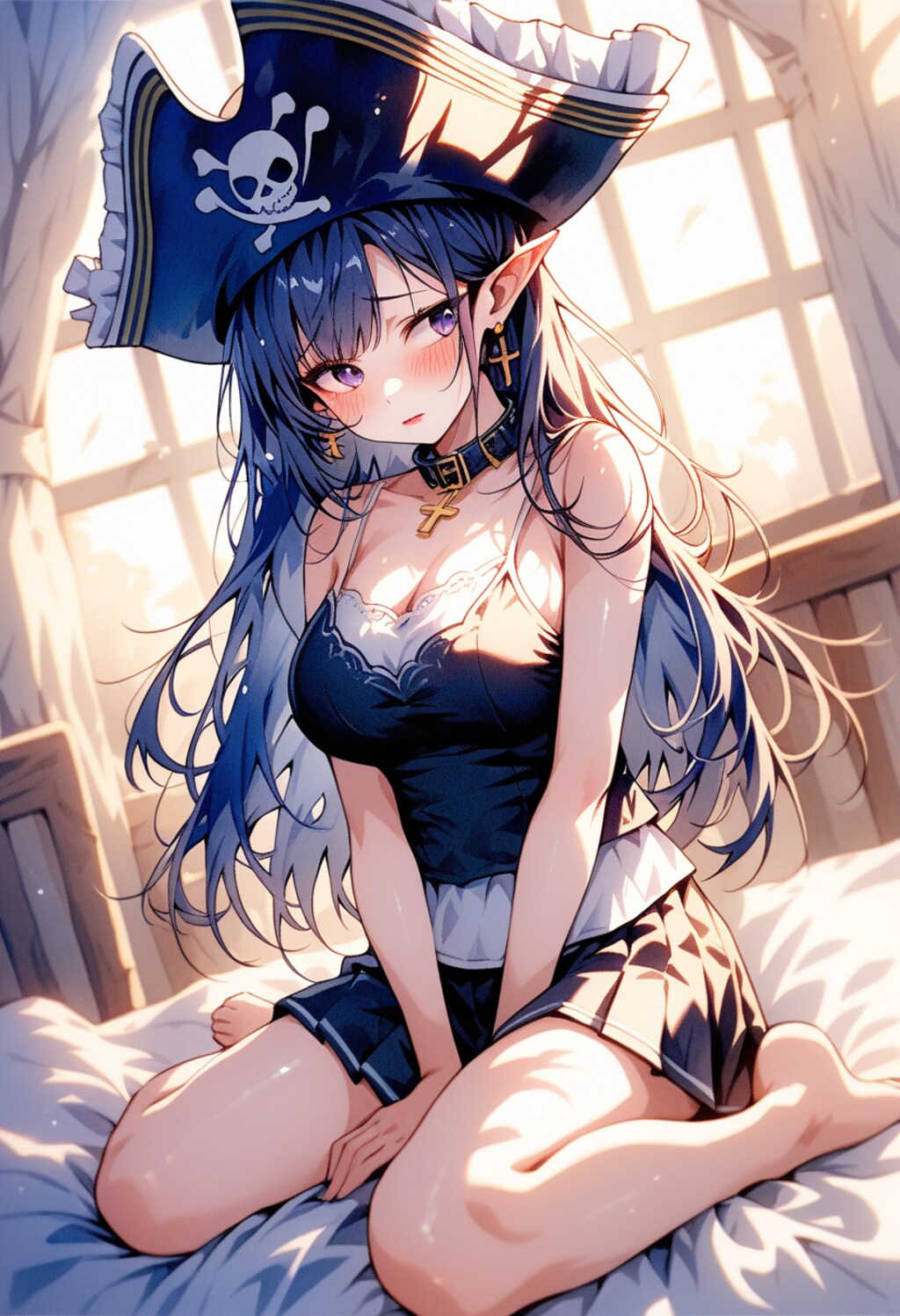 ベッドでお座りDays